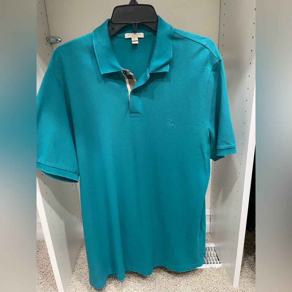 Burberry polo shirt for men. Size is XXL